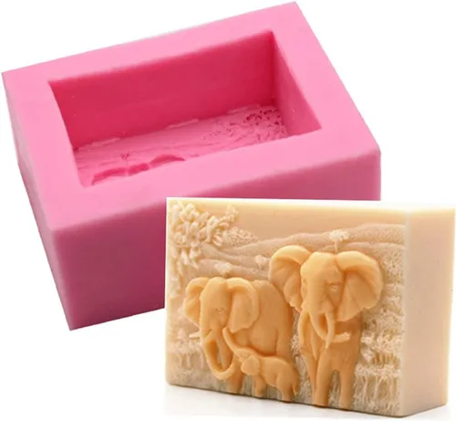 Miniatura 3 de Molde de jabón de silicona con relieve de delfín hecho a mano para decoración de jabón, moldes de velas de yeso para manualidades, fondant, tartas