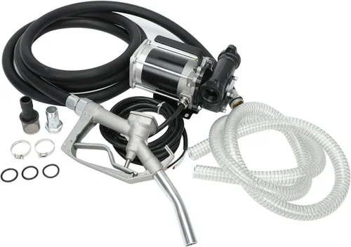 Miniatura 8 de BLACKHORSE-RACING Kit de bomba de transferencia de combustible de gasolina de 12 V, bomba de combustible autocebante de 15 GPM / 57 LPM, manguera