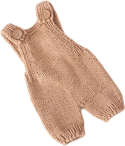 Zeroest Accesorios de fotografía para bebé, traje de sesión de fotos para niño y niña, disfraz de ganchillo para recién nacido, ropa de punto para