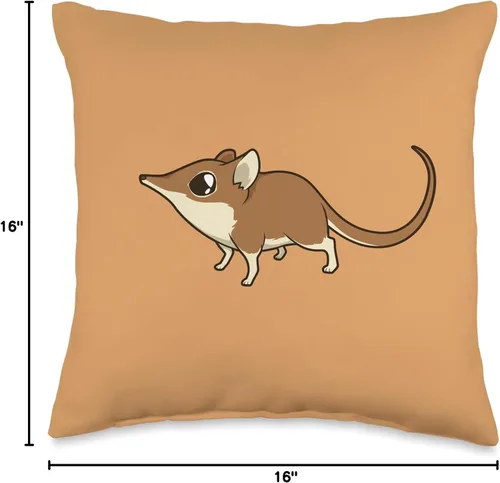 Miniatura 4 de Kawaii jumping shrews and sengis Kawaii Elephant Shrew - Almohada de 16 x 16 pulgadas, multicolor