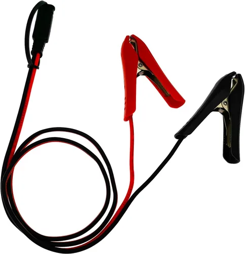 Miniatura 4 de [Versión actualizada] Abrazaderas de cocodrilo con clip de batería de 3.2 pies al conector SAE, cable de extensión de cargador solar de 14