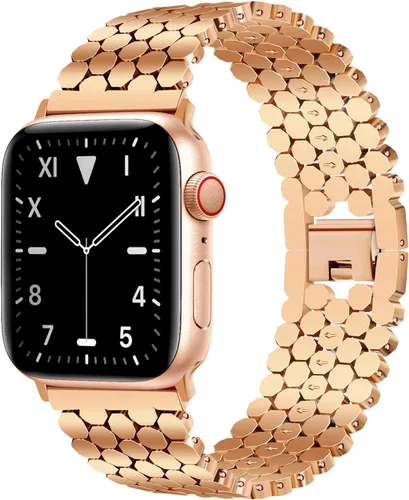 Miniatura 12 de JR.DM Starlight - Correas de repuesto para mujer compatibles con Apple Watch de 1.654 pulgadas (S3/2/1) 1.732 pulgadas, 1.772 pulgadas, 1.772 E