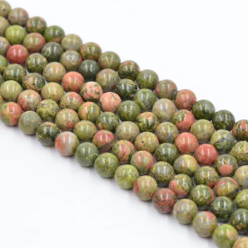 Miniatura 44 de 6mm Cuentas Redondas de Granate para Hacer Joyería DIY, Poder Curativo de Cristal, Piedras Preciosas Sueltas para Hacer Pulseras y Collares, Hilo