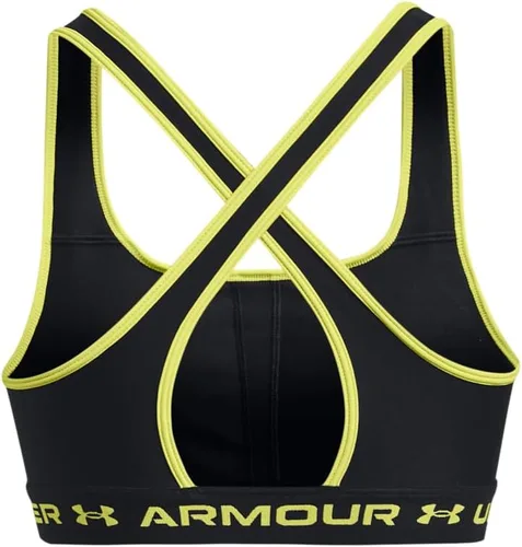 Miniatura 7 de Under Armour - Sujetador deportivo de medio impacto, con espalda cruzada, para mujer