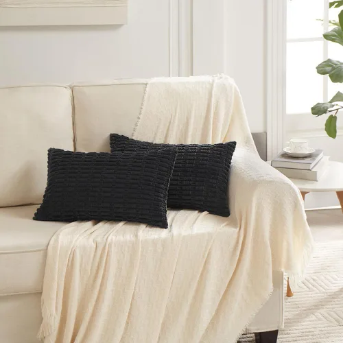 Miniatura 124 de Fancy Homi - Paquete de 2 fundas de almohada decorativas de color taupe de 22 x 22 pulgadas para sala de estar, sofá, cama, estilo rústico, bohemio