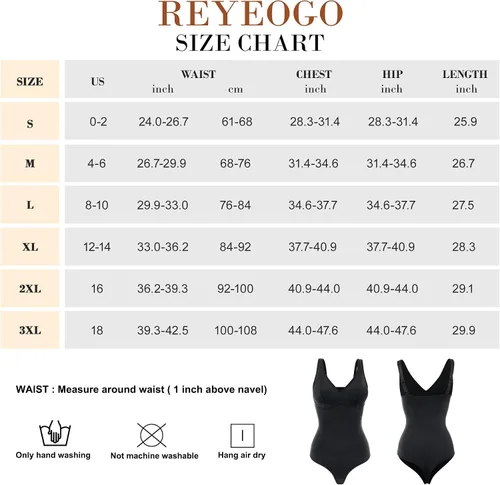 Miniatura 7 de REYEOGO Body moldeador de cuerpo completo para mujer, con control de abdomen, entrenamiento de cintura, adelgazante, moldeador de cuerpo, tanga