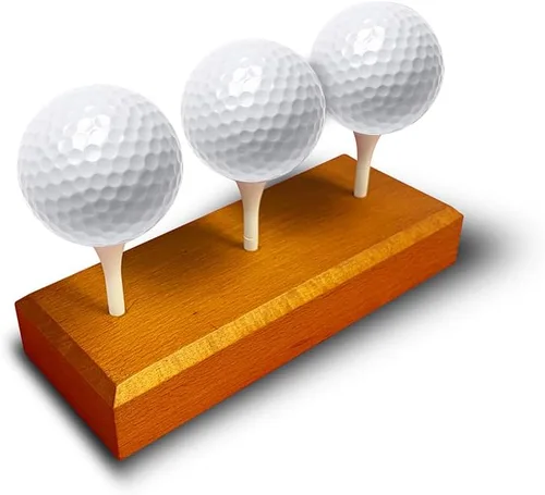 Miniatura 7 de USA Company - Soporte de exhibición acrílico para pelotas de golf Capacidad para 3 pelotas de golf Acrílico y metal 3 camisetas de golf