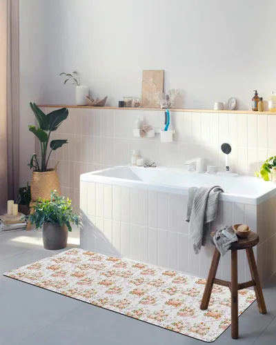 Miniatura 5 de Tapete de baño de Acción de Gracias, antideslizante, de secado rápido y absorbente, tierra de diatomeas, fregadero, dormitorio, cocina, lavable