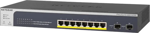 Miniatura 10 de NETGEAR Interruptor GS510TLP Smart 8P Gigabit PoE+ y 2 sfp 75W