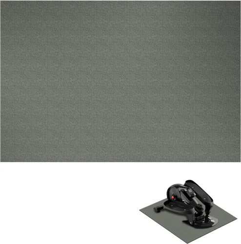 Alfombrilla antideslizante para debajo del escritorio, elíptica y portátil, alfombrillas elípticas para personas mayores, esterillas deportivas en