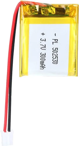 Miniatura 71 de 652030 Batería Lipo de 3.7V 350mAh 652030 Cargable Paquete de Batería de Polímero de Litio con Conector JST PH2.0mm para Dispositivo Electrónico