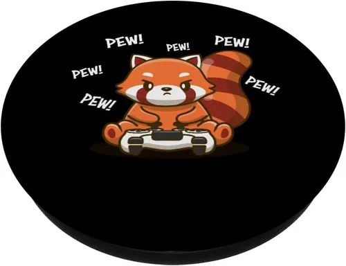 Miniatura 2 de PopSockets de panda rojo intercambiable PopGrip