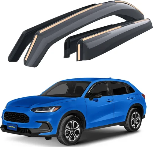 Miniatura 13 de Goodyear - Deflectores de ventana de canal irrompibles para Honda CR-V (CRV) 2012-2016, protectores para la lluvia, viseras para la ventana
