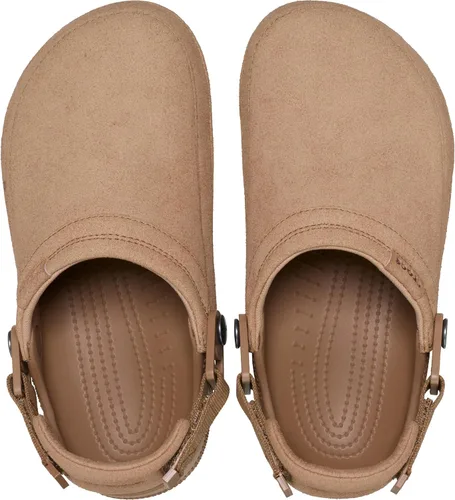 Miniatura 4 de Crocs Zuecos clásicos de lona elaborados unisex para hombres y mujeres Gamuza de chocolate con leche