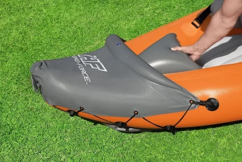 Miniatura 6 de Bestway Hydro-Force Rapid X3 - Juego de kayak inflable de 12 pies 6 pulgadas x 39 pulgadas, se adapta a hasta 3 personas, incluye 2 paletas