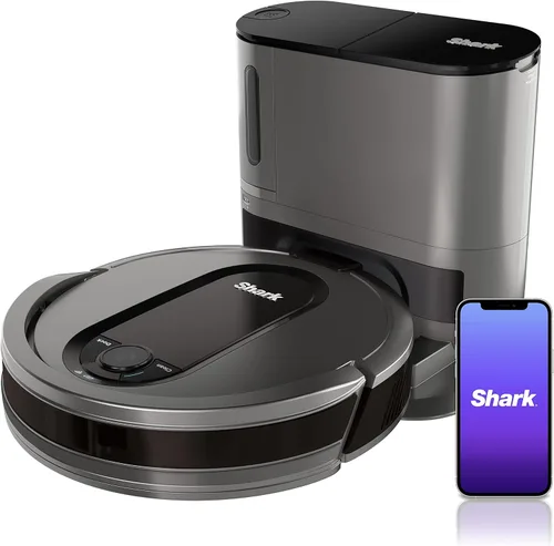 Miniatura 14 de Robot aspirador y trapeador Shark, PowerDetect NeverTouch, autovaciado y autollenado, capacidad de residuos de 60 días, tanque de recarga de 30