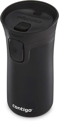 Contigo Pinnacle Autoseal - Taza de viaje térmica de acero inoxidable, termo al vacío, vaso a prueba de fugas, taza de café con tapa fácil de
