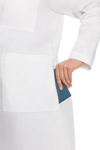 Miniatura 4 de Med Couture Women's Lab Coat 37 inch White Labcoat Long