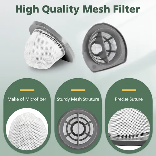 Miniatura 5 de Paquete de 6 filtros de repuesto 2033 compatibles con aspiradora Bissell Featherweight Stick sin bolsa 20331, 20333, 20334, 20336, 20339, 2033M, 6