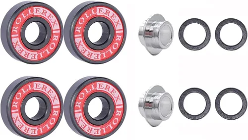Miniatura 6 de Rollerex Lollipop Boardwalk - Ruedas para patines en línea (paquete de 2 con rodamientos, espaciadores y arandelas)