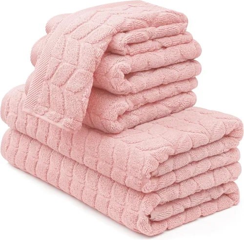 Miniatura 23 de Alusa Home Toallas de baño de lujo ultrasuaves y elegantes de 700 GSM, paquete de 2, extra grandes de 35 x 70 pulgadas, 100% algodón de fibra larga