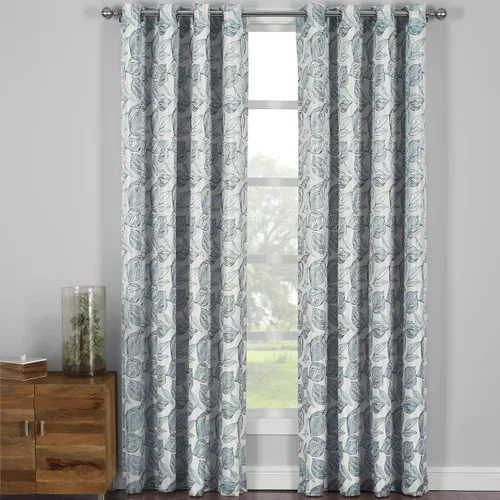 Miniatura 3 de Royal Hotel Bedding Catalina - Panel de cortina jacquard con ojales superiores, juego de 2 paneles, 108 x 63 pulgadas, par