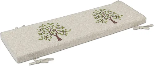 Miniatura 15 de Cojín de banco para interiores y exteriores, cojín de banco personalizado, almohadillas de asiento de banco de espuma gruesa antideslizante