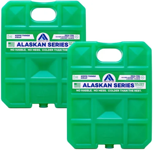 Miniatura 7 de Arctic Ice Bolsa de hielo reutilizable de larga duración de la serie Alaskan, se congela a 32 ° Fahrenheit, mantiene los alimentos y bebidas frescos