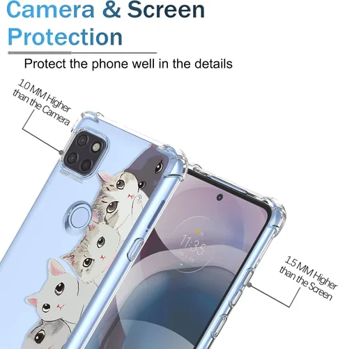 Miniatura 78 de Funda para Moto G Stylus 2021 4G Clear Flower Funda de teléfono TPU suave a prueba de golpes, antiarañazos, funda protectora para Motorola G Stylus