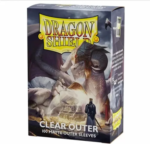 Dragon Shield | Fundas exteriores mate transparentes | 100 unidades - Fundas TCG premium suaves y resistentes | Compatibles con Pokemon, Flesh &