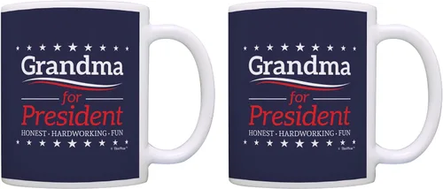 Miniatura 11 de ThisWear Taza de café de cerámica con asa para abuelo para presidente de 11 onzas 11oz - Grandpa