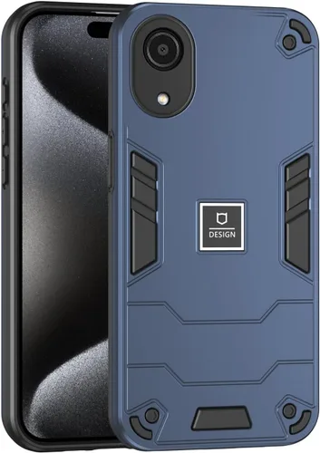 Miniatura 80 de Funda compatible con Huawei Y9 Prime (2019), compatible con Huawei Y9 Prime (2019) 4G STK-L21 2 en 1 [PC duro + TPU], funda de teléfono azul