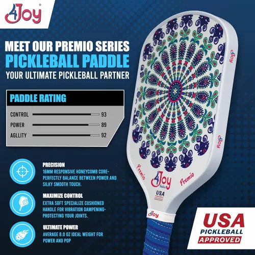 Miniatura 8 de 4Joy Serie Premio de paleta de pickleball