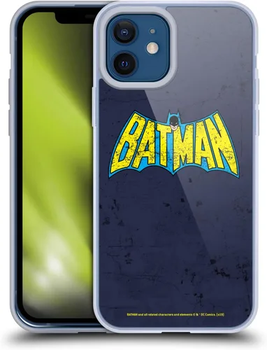 Miniatura 351 de Head Case Designs Funda de gel con licencia oficial de Batman DC Comics Bat Signal Logos [protección de grado militar] compatible con Apple iPhone 7