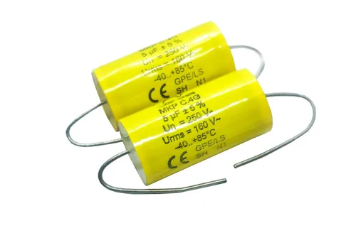 Miniatura 6 de 2 unids 4.7uF 250V Altavoz de audio axial Crossover condensador de película continua 5% Audio Crossover Tweeter Emparejamiento preciso