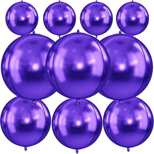 Miniatura 11 de Globos redondos de papel de aluminio para baloncesto, globos de helio 4D de 22 pulgadas, 18 pulgadas, 15 pulgadas, balón de baloncesto negro