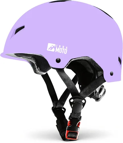 Miniatura 17 de Casco de patineta para adultos - Casco de seguridad certificado ajustable para patinaje, bicicleta, monopatín, ciclismo, patinaje, patinaje, cascos