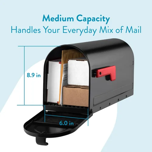 Miniatura 3 de Architectural Mailboxes 7600B-10 MB1 Buzón mediano, negro