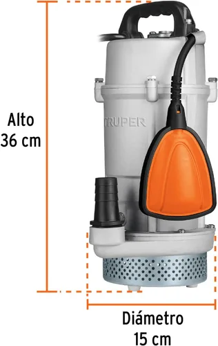 Miniatura 2 de Bomba de metal sumergible agua limpia resistente 3/4 HP