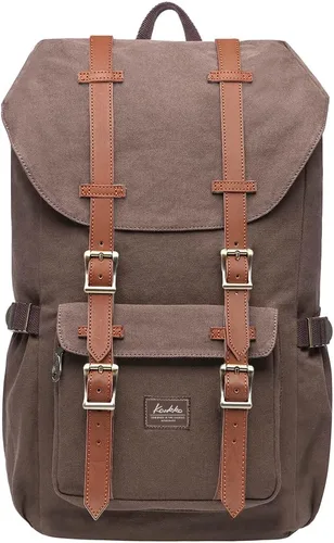 Miniatura 14 de Mochila para laptop Kaukko, senderismo y campamentos, mochila universitaria grande casual, mochila de hombro con capacidad para una laptop y Nailon