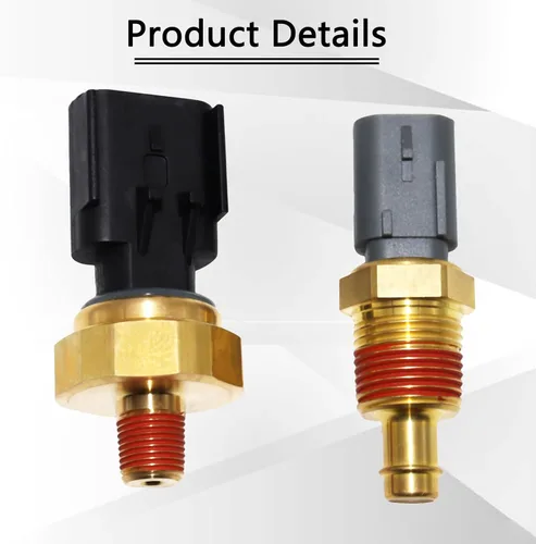 Miniatura 3 de Paquete de 2 Sensor Emisor Interruptor de Presión de Aceite del Motor y Sensor de Temperatura del Refrigerante 5149062AA 5149077AB Compatible