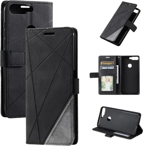 Miniatura 22 de Funda para Asus ZenFone Max Pro M2 ZB630KL funda de cuero para Asus ZenFone Max Pro M2 ZB631KL ZB630KL X01BDA funda de piel sintética con tapa negra