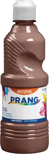 Miniatura 19 de Prang témpera líquida lista para usar Azul; Blanco; Negro; Violeta; Melocotón; Amarillo; Verde; Magenta; Marrón; Rojo; Naranja; Turquesa-Azul