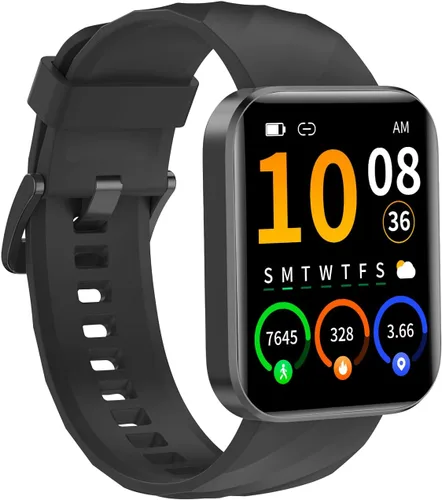 Relojes inteligentes para mujeres y hombres con Bluetooth llamadas telefónicas compatibles con teléfonos iPhone/Android, monitor de ritmo cardíaco