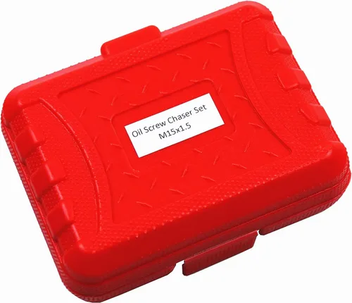 Miniatura 4 de M15 x 0.059 in tapón de drenaje de aceite Kit de reparación de roscas de aceite Tornillos herramienta de reenhebrado