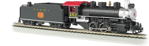 Bachmann Industries Trenes Usra 0-6-0 con humo y corto recorrido Tender N.C.& St. L. #152 Locomotora de vapor a escala Ho
