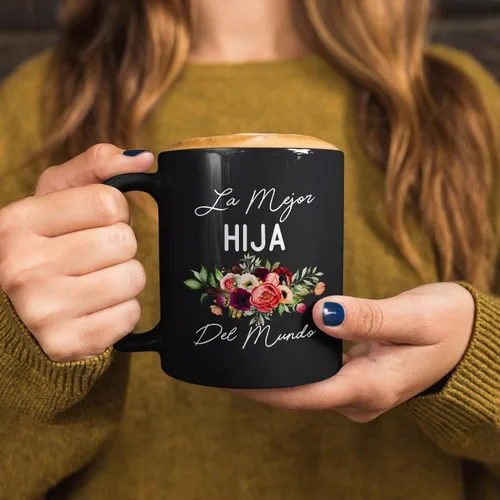 Miniatura 4 de Fantastic Gifts Taza La Mejor Hija Del Mundo, regalo para hija, taza de la mejor hija del mundo, regalo de cumpleaños, regalo para el día de la Madre