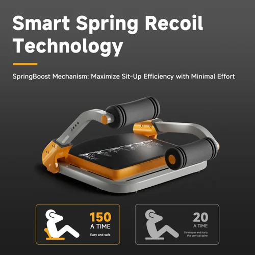 Miniatura 4 de Entrenador abdominal/máquina de crujidos, equipo de entrenamiento abdominal, resistencia ajustable 4, máquina de abdominales para entrenamiento