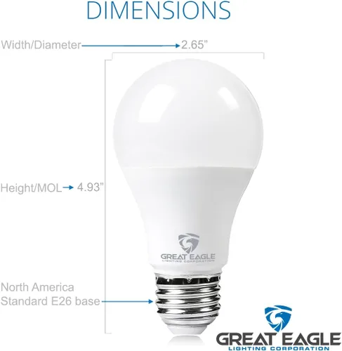 Miniatura 2 de Great Eagle - Bombilla LED A21 de 200 W, intensidad regulable , 2DA21ED2340A