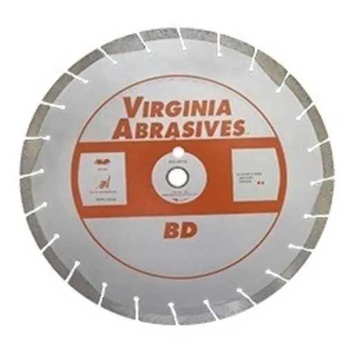 Miniatura 12 de Virginia Abrasives 425-08408 - Hoja de diamante de hormigón de uso general UV de 9 pulgadas - Cortador húmedo y seco para hormigón/asfalto